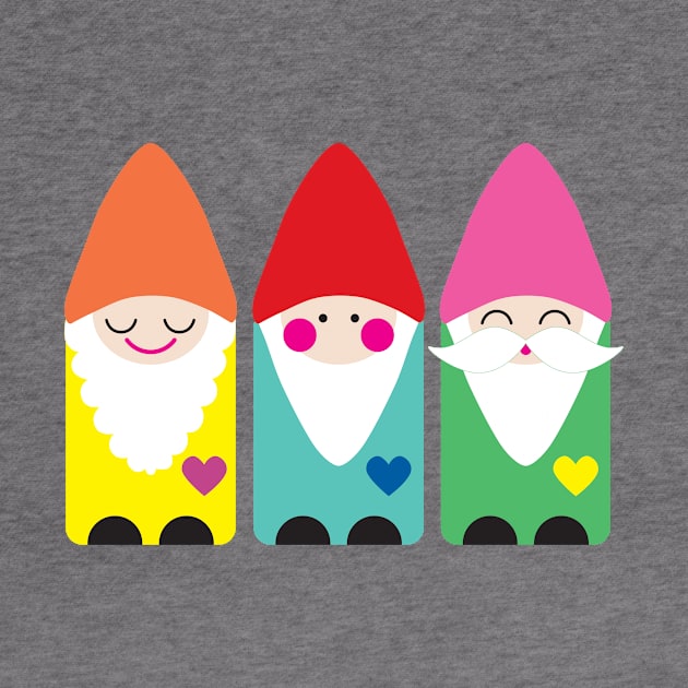 The BFF Garden Gnomes I by littleoddforest